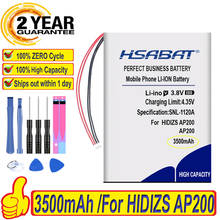 Top Brand 100% New 3500mAh Battery for HIDIZS AP200 Player Replacement 4 Lines Batteries + free tools 2024 - buy cheap