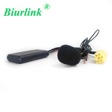 Biurlink 6Pin Mini ISO Car Radio AUX IN For Blaupunkt CD Wireless Bluetooth Microphone Audio Cable for Fiat Bravo Panda Punto 2024 - compre barato