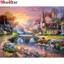 5d diamond painting full square Forest - house diamond embroidery cross stitch mosaic home decoration accessories rhinestones WH 2024 - buy cheap
