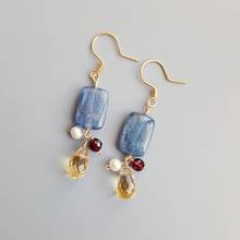 LiiJi-pendientes de plata de ley 925 con perla de agua dulce y citrino, joyería delicada hecha a mano, granate, cianita auténtica, para mujeres 2024 - compra barato