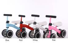 Andador de bicicleta de equilibrio para bebé, juguete de regalo para niños de 1 a 3 años, para aprender a caminar, monopatín de 4 ruedas, marco de acero de titanio 2024 - compra barato