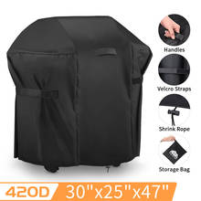 Waterproof Anti Dust Outdoor BBQ Grill Cover Garden Patio Barbecue Oxford Cloth Heavy Duty BBQ Grill Cover For 30 inch BBQ Grill 2024 - buy cheap