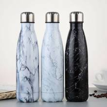 500 мл бутылка для воды, вакуумная Изолированная термофляжка, Спортивная креативная бутылка для воды из нержавеющей стали для холодной и горячей воды для детей 2024 - купить недорого