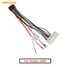 FEELDO 10Pcs Car Stereo Audio 16PIN Android Power Cable Adapter For Subaru 2007 CD/DVD Player Wiring Harness 2024 - buy cheap