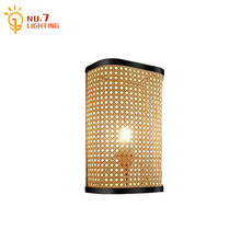 Japanese Designer Rattan Weaving Wall Lamp Simple Individual Wall Mounted Home Decor Study Bedroom Bedside Aisle Stair Tatami 2024 - buy cheap