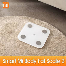 Original Xiaomi Mi Smart Body Fat Composition Scale 2 Bluetooth Balance Test 13 Body Date BMI Health Weight Scale LED Display 2024 - buy cheap