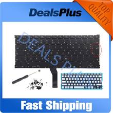 Novo teclado russo ru com retroiluminação para macbook air 13.3 "a1466 a1369 md231 md232 mc503 mc504 2011 -2016 ano 2024 - compre barato