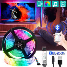 5V USB RGB LED Lights Strip 5050 Bluetooth Controller Kitchen Light Closet Under Cabinet Light Bedroom Night Lamps TV Backlight 2024 - buy cheap
