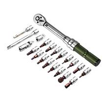 Torque Wrench 2 - 20Nm Bicycle Maintenance Kit  1/4" Drive Torque Wrench Set Screwdriver Bit 2024 - buy cheap