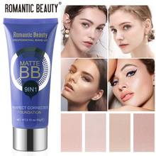 Bb cream base líquida, creme corretivo para isolamento, poros invisíveis, iluminam o tom da pele, à prova d'água, de longa duração, maquiagem facial tslm1 2024 - compre barato