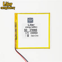 Polymer lithium ion battery 3.7 V 376988 4000mah can be customized CE FCC ROHS MSDS 2024 - buy cheap