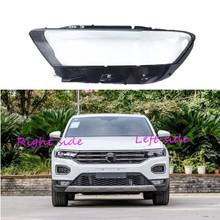 Car Headlight Lens For Volkswagen VW T-Roc 2018 2019 2020 Headlamp Cover Car Replacement Front Auto Shell Cover 2024 - buy cheap