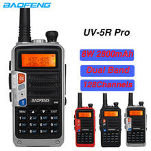 Baofeng-walkie-talkie profissional, 8w, alta potência, uv5r, duas vias, vhf, uhf, fm, transmissor, 10km, caçamento, cb, ham 2024 - compre barato
