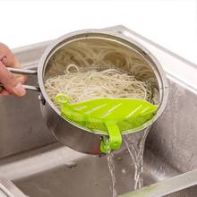 Kitchen Fruit Vegetable Cleaning Tool Leaf Shaped Rice Wash Gadget Noodles Spaghetti Beans Colanders Strainers Kitchen Tool 2024 - buy cheap