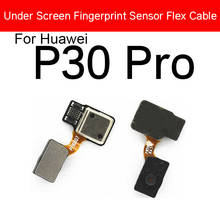 Under Screen Fingerprint Sensor Flex Cable For Huawei P30 Pro Menu Return Touch Sensor Flex Ribbon Replacement Parts 2024 - buy cheap