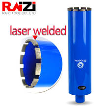 Raizi-broca de núcleo de diamante soldado con láser, herramientas de perforación de 1-120 ", para pared de hormigón, aire acondicionado, 20-1/4mm 2024 - compra barato