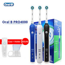 Oral B 3D Sonic Electric Toothbrush PRO4000 Adult Safe Waterproof Portable Teeth Whitening Gum Care Deep Clean Power Tooth Brush 2024 - buy cheap