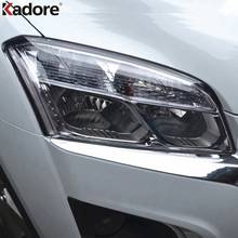 Head Light Lamp Cover Trim For Chevrolet Chevy Trax Tracker 2014 2015 2016 2017 2018 Chrome Car Front Headlights Frame Trims 2024 - buy cheap