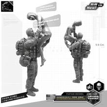 1/35 Resin Figure Kits Us Black Hawk Helicopter Members And Wife  New Version Resin Soldier self-assembled SII-04 2024 - buy cheap