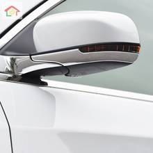 For Jeep Compass 2017 2018 2019 2020 ABS Chrome Car Rearview mirror strip Cover Trim Cap Garnish Molding Overlay Styling 2024 - buy cheap