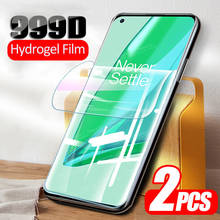 Película hidrogel curvada 999d para oneplus 9 pro, protetor de tela (não é de vidro temperado), 2 peças 2024 - compre barato