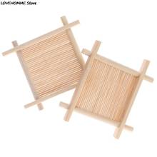 Wooden Natural Bamboo Soap Dish Tray Holder Storage Soap Rack Plate Box Container for Bath Shower Plate Bathroom 2024 - buy cheap