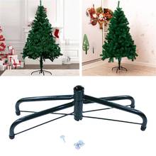 Dobrável árvore de natal metal suporte base rack acessórios para casa natal decoração festa de natal diâmetro 30/40/60cm 2024 - compre barato