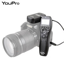 YouPro MC-292 DC0/DC2/N3/S2/E3/E2 2,4G беспроводной пульт дистанционного управления ЖК-Таймер спуска затвора каналы для Canon/Sony/Nikon/Fujifilm 2024 - купить недорого