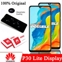 100% оригинал 6,15 ''ЖК дисплей для Huawei P30 Lite ЖК-дисплей с сенсорным экраном дигитайзер в сборе MAR-LX1 LX2 AL01 запасных частей 2024 - купить недорого