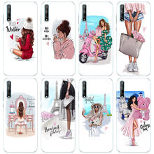 Fashion Queen Classy Paris Girl Silicone Case for Huawei Y5 Lite 2018 Y6 Y7A Y9A Prime 2018 Y9 2019 Y9S Y5P Y6P Y7P Y8P Cover 2024 - buy cheap