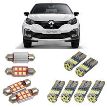 Interior led Car lights For Renault kaptur h5 hatchback 2016 car accessories boot light License Plate Light 6pc 2024 - buy cheap