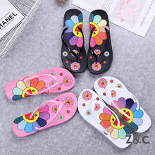 Slippers women Fashion Korean-Style Cartoon Non-Slip Women's Outer Wear Student Beach women shoes Flat Flip-Flop Slippers 2024 - buy cheap