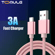 TOMULE-Cable USB tipo C de carga rápida para teléfono móvil, Cable Micro USB de carga rápida, cargador Android, Cable de datos tipo C para Huawei y xiaomi Mi 2024 - compra barato