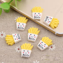 10Pcs/lot French Fries Polymer Slime Charms Modeling Clay DIY Kit Accesorios Box Toy for Children Slime Supplies Lizun for Kid E 2024 - buy cheap