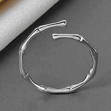 Fashion Simple Silver Color Bamboo Rings Thai Bone Open Ring Women Jewelry Jewelry Gifts for Girls Rings for Men Gifts Vikings 2024 - buy cheap