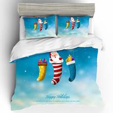 Home Textiles Bed Linen Set Punk Christmas Quality 3D Couple King Size Luxury Bedding Set Duvets And Linen Sets Bed Linen Cotton 2024 - buy cheap