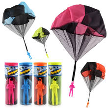 Hand Throwing Mini Soldier Parachute Funny Toy Kid Outdoor Game Play Educational Toys Fly Parachute Sport for Children Toy 2024 - buy cheap