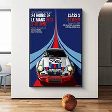 24 Hours Of Le Mans 1973 Posters And Prints Racing Sport Canvas Painting Nordic Wall Art Picture For Living Room Home Decoration 2024 - buy cheap