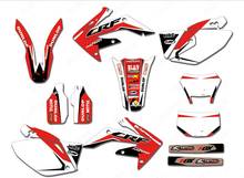 Kit de pegatinas de fondo para motocicleta, calcomanías gráficas para Honda CRF250X CRF 250X 2004-2012 2006 2007 2008 2009 2010 2011 2012 2024 - compra barato