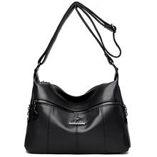 Multi-zip Decoration Ladies Hand Crossbody Bags for Women 2020 Luxury Handbags Women Genuine Leather Shoulder Bags Designer Sac 2024 - buy cheap