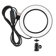 PULUZ 3.5 inch 3 Modes 3200K-6500K Dimmable LED Video Ring Light Flash Lamp 2024 - buy cheap