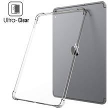 Case For New iPad Air 2 9.7 2017 2018 Pro 10.5 Transparent Soft Silicone Back Cover Protective Shell For iPad air 2 Mini 2 3 4 5 2024 - buy cheap