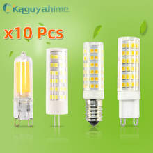 =(K)= 10PCS/LOT COB LED G9 E14 G4 Lamp Dimmable bulb 3w 5w 7w 9w DC 12V AC 220V Bulb G9 LED G4 COB Lamp Spotlight Chandelier 2024 - buy cheap