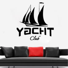 Wall Stickers Sail Ship Vinyl Decals Removable Home Decor Kids Boys Bedroom Decoration Sea Trip Art Mural C13-12 2024 - buy cheap