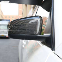 Подходит для Mercedes Benz изменение, C, E, S-класс CLA CLS GLA W204 углеродного волокна крышка зеркала заднего вида автомобильные аксессуары 2024 - купить недорого
