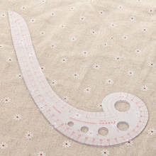 Regla curva en forma de Coma de plástico suave, regla de diseño de estilo, herramientas de costura francesa curva, 30x11cm 2024 - compra barato