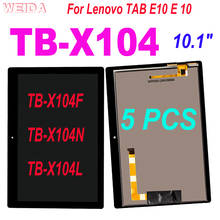 5 шт. 10,1 "для Lenovo YOGA TAB E10 E 10 ТБ X104 TB-X104F TB-X104N TB-X104L, ЖК-дисплей, сенсорный экран, дигитайзер, для сборки, запасные части 2024 - купить недорого