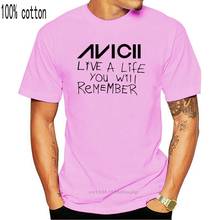 Футболка Avicii «Живи жизнь, ты запомнишь», футболка унисекс, avicii EDM, легендарные танцевальные повседневные футболки с коротким рукавом, футболка 2024 - купить недорого