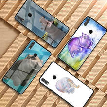 Hippo-capa de celular de vidro temperado para huawei, p20, p30, p40, p40 lite, pro, psmart, mate 20, 30, capa protetora 2024 - compre barato
