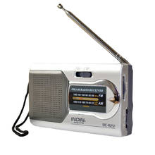 Портативная телескопическая антенна AM/FM с питанием от аккумулятора, карманное радио, стереоприемник AM, FM радио для пожилых людей 2024 - купить недорого